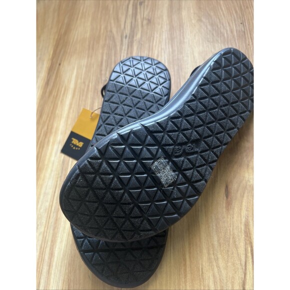 NWOB WOMENS SIZE 9 BLACK TEVA VOYA INFINITY BUNGEE SANDALS 1019622 - Picture 4 of 6